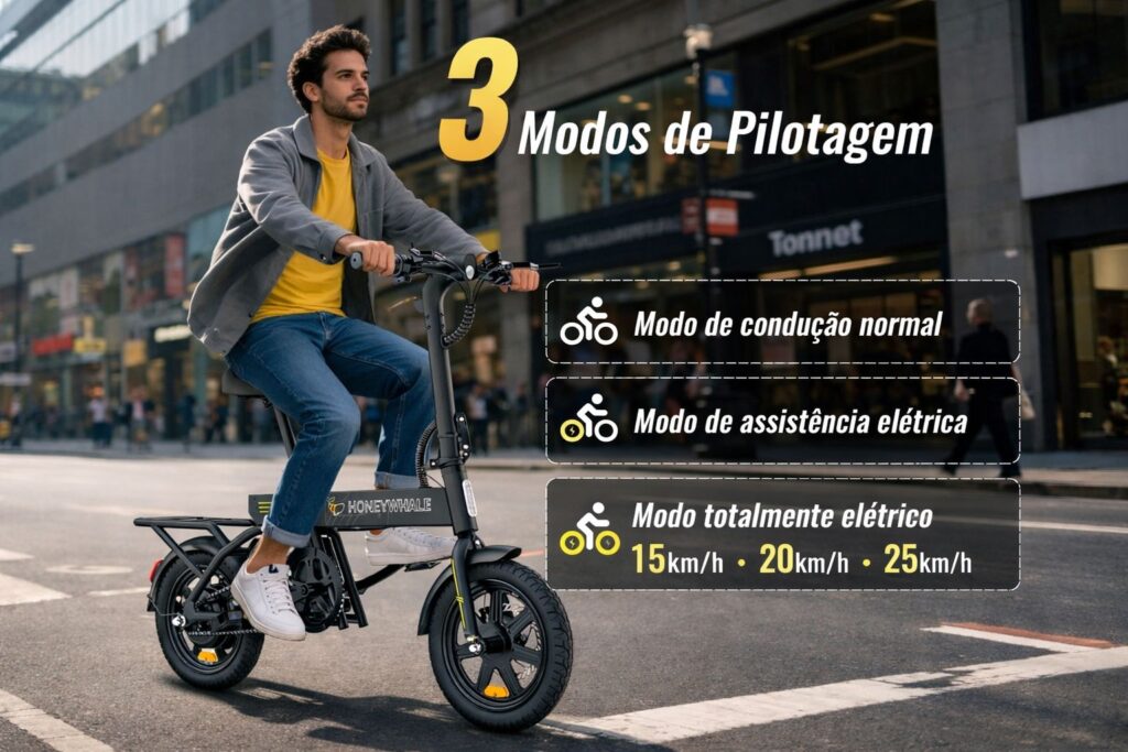 Bicicleta Honeywhale B20