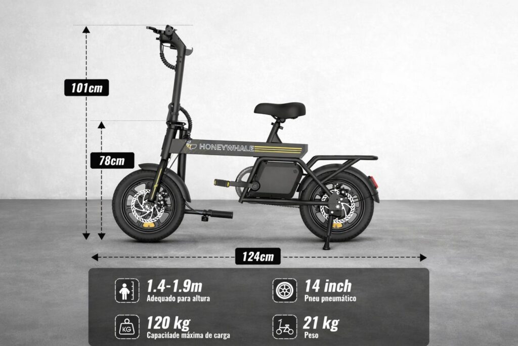 Bicicleta Honeywhale B20